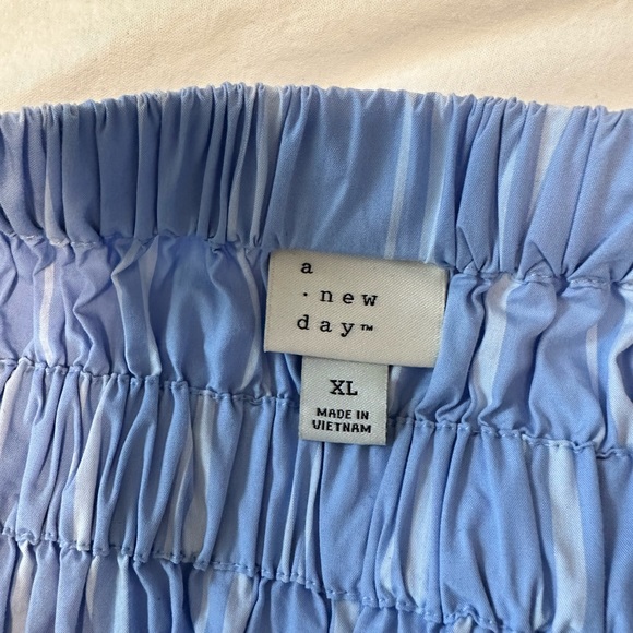 XL spring blue stripe dress - Picture 6 of 6